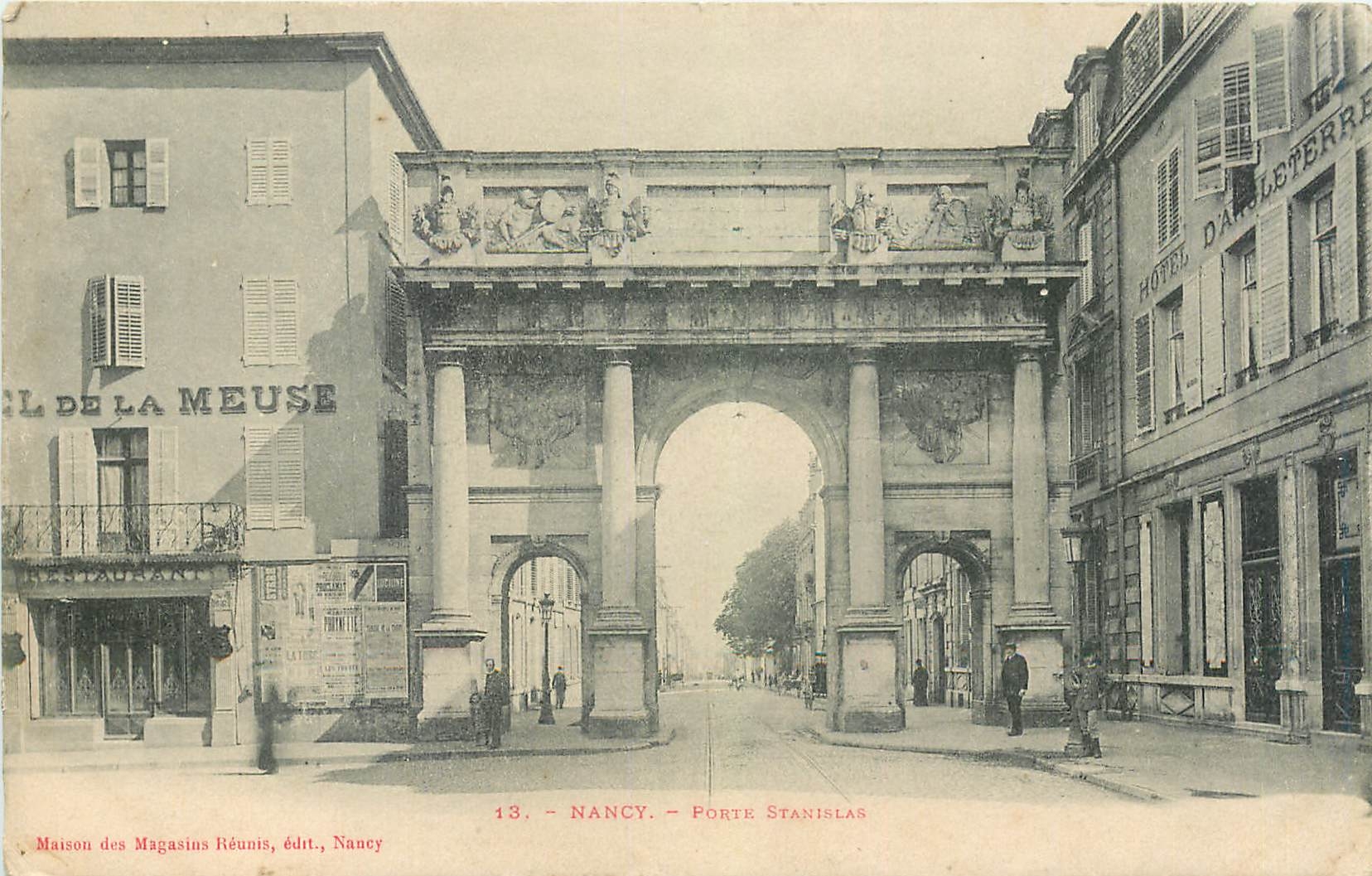 Nancy — Porte Stanislas — Maison des Magasins Réunis, édit., Nancy