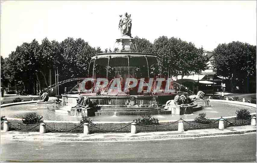 La Grande Fontaine sur la Rotonde — Aix-en-Provence (Bouches-du-Rhône) — Collection Glatigny n°2085