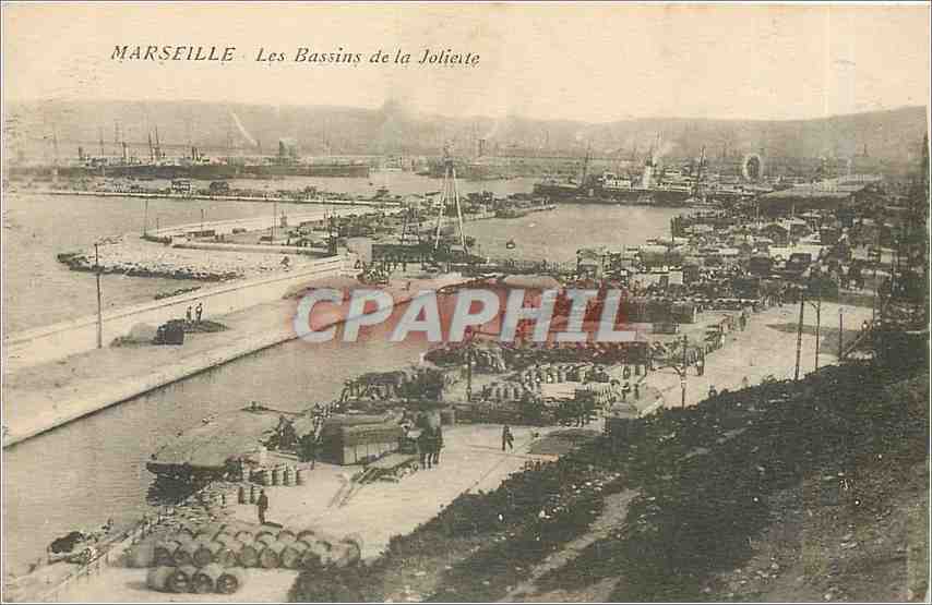 CPA Marseille Les Bassins de la Joliette 