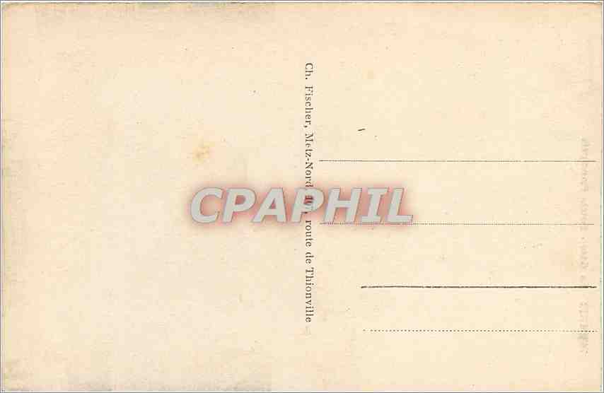 CPA Metz La Gare Entree Principale  — Rückseite