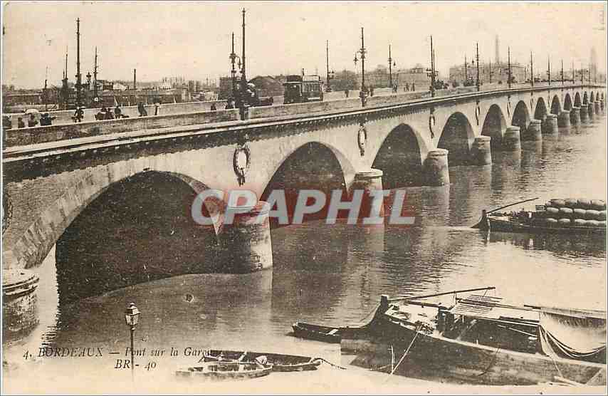 CPA Bordeaux Pont sur 