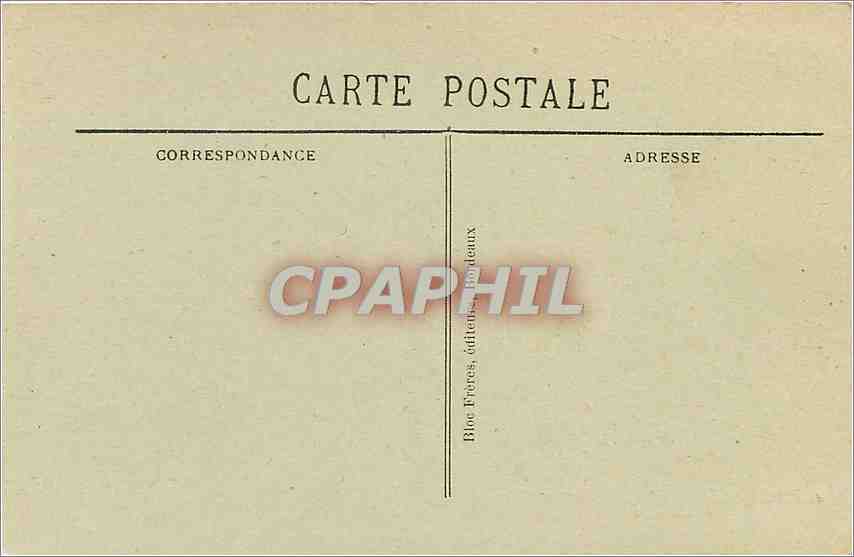 CPA Bordeaux Pont sur  — Verso