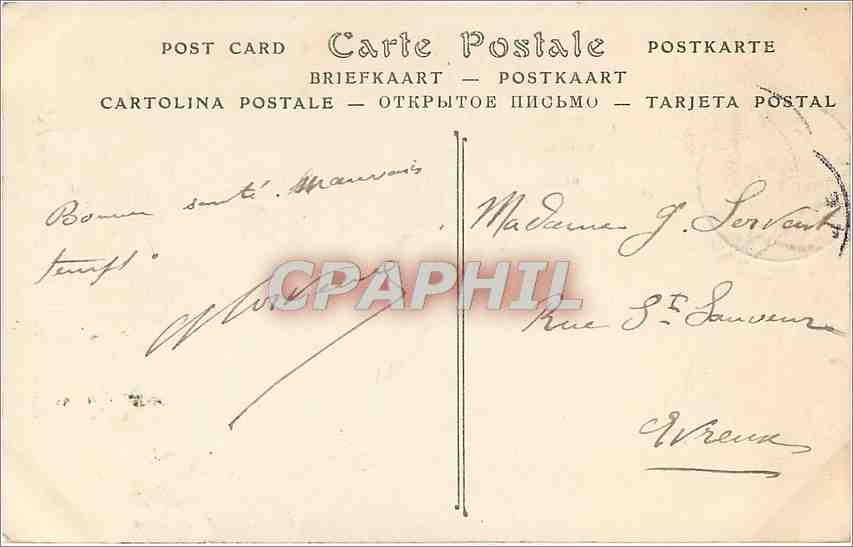 CPA Lepine Marne Eglise Notre Dame les Fleches  — Back