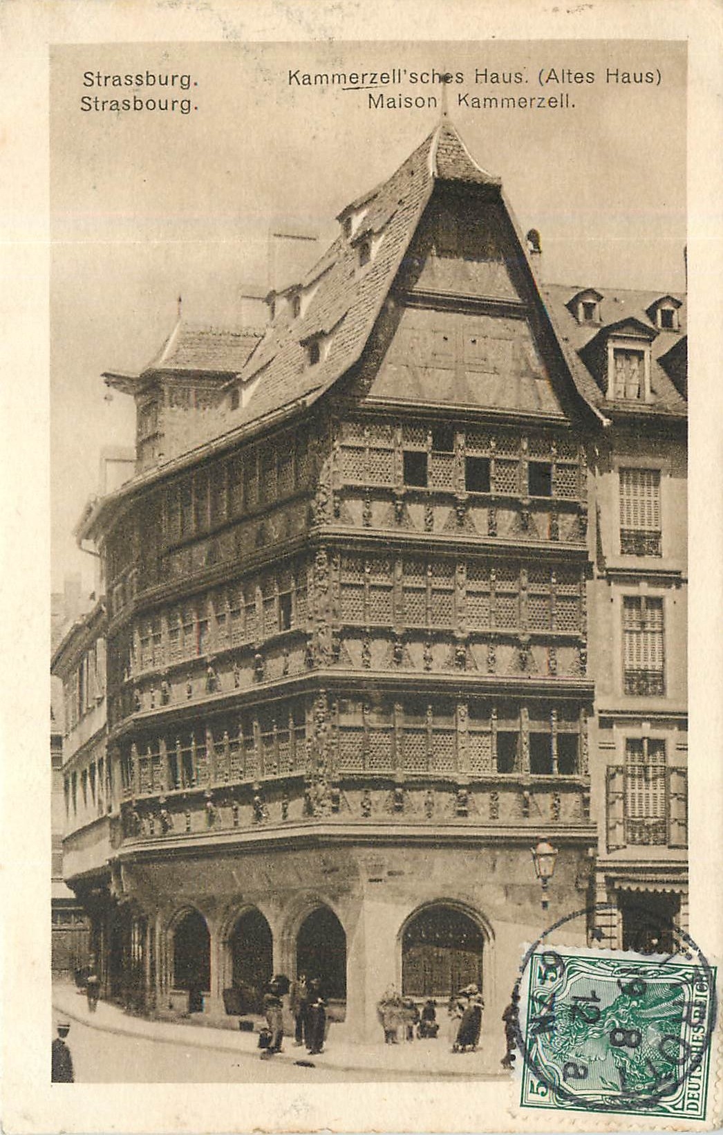 CPA Strasbourg Maison Kammerzell 