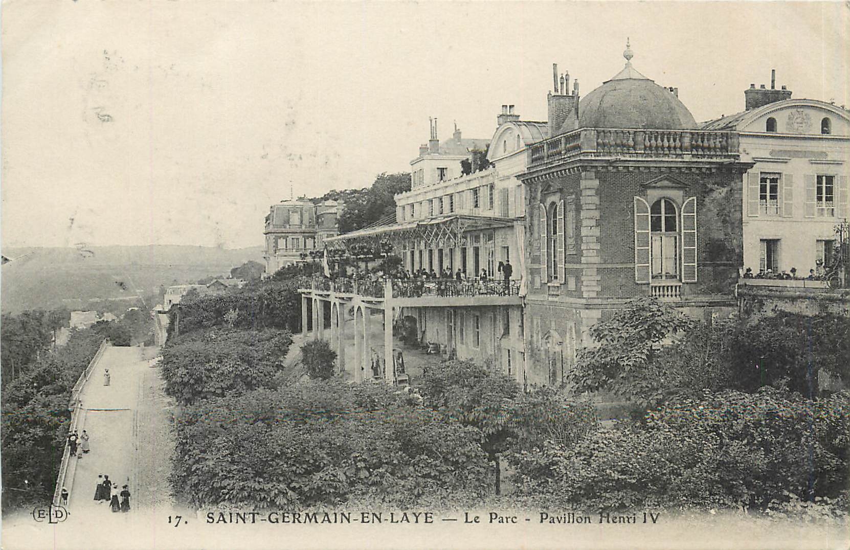 CPA Saint Germain en Laye Le Parc Pavillon Henri IV 