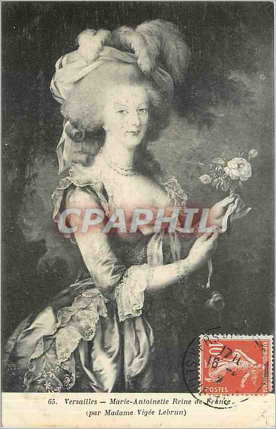 CPA Versailles Marie Antoinette Reine de France 