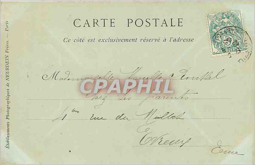 CPA Trouville sur Mer Le Grand Salon  — Verso