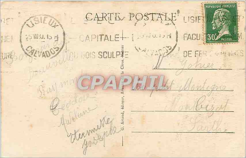 Deauville, "La Plage Fleurie" — Le Royal Hôtel et l'École de culture physique — G. Armand, éditeur — Verso
