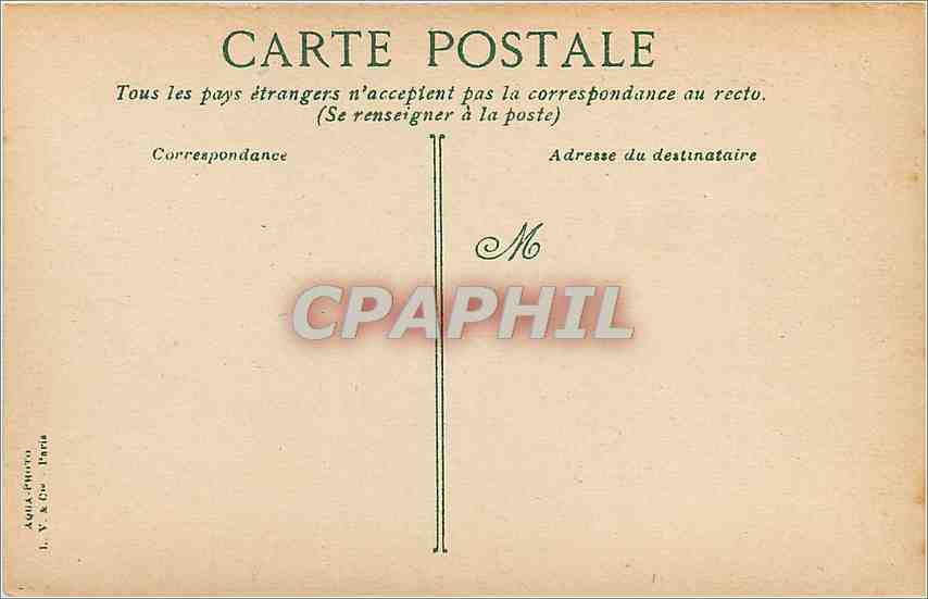 CPA Trouville Coucher de soleil sur la mer Bateau — Verso