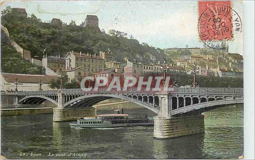 CPA Lyon Le Pont d'Ainay 