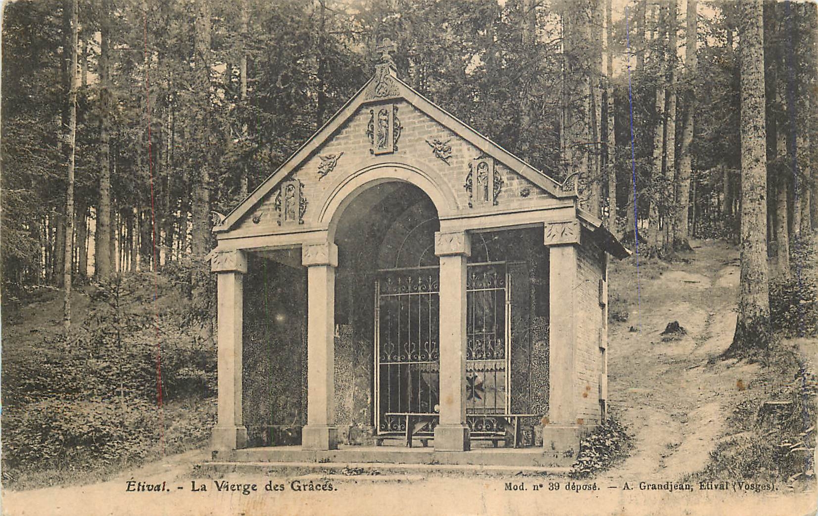 CPA Etival La Vierge des Graces 