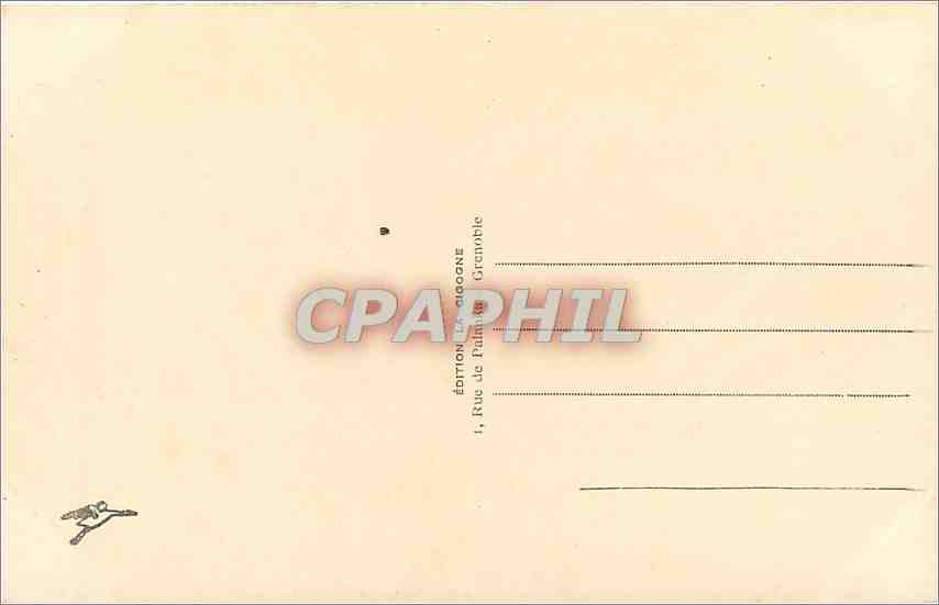 CPA Grenoble La Teleferique et le Moucherotte  — Rückseite