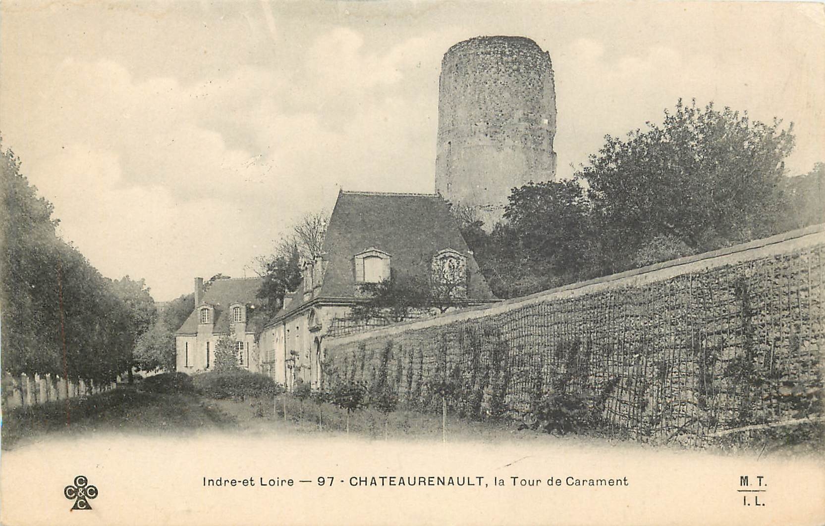 CPA Indre et Loire Chateaurenault La Tour de Carament 