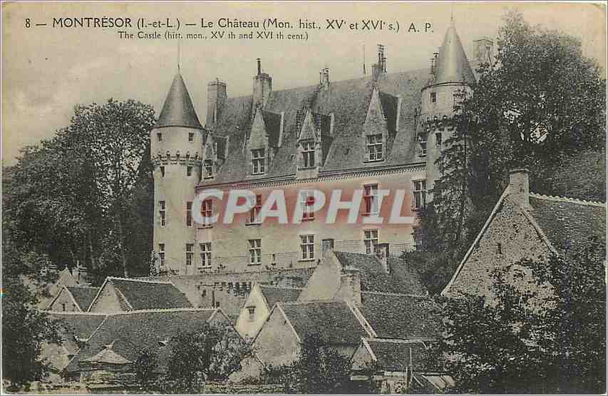 CPA Montresor I et L Le Chateau 