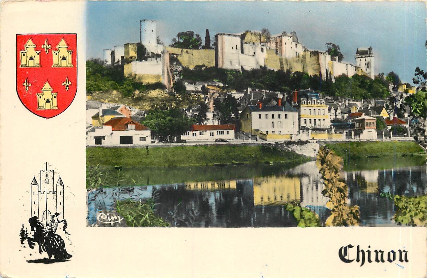 CPM Chinon I et L Le Chateau 
