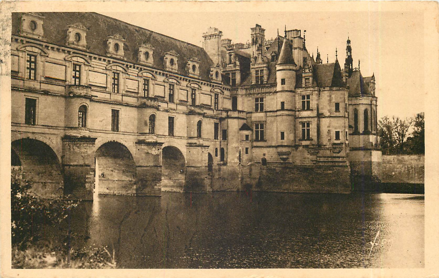 CPA Chenonceaux Indre et Loire Le Chateau Facade Est 