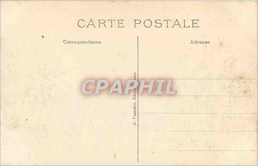 CPA Tours I et L Vue panoramique sur la Loire  — Rückseite