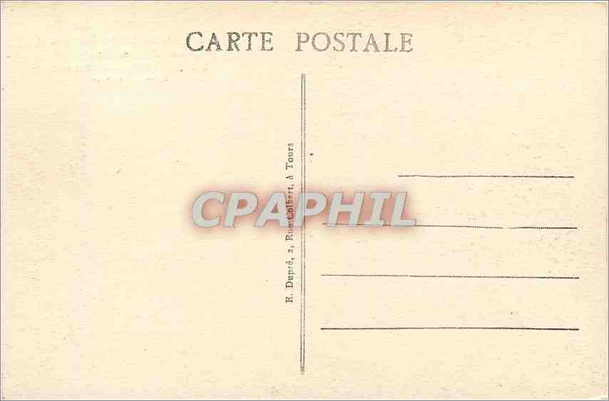 CPA Chinon I et L Le Chateau Porte d'Entree Est  — Rückseite