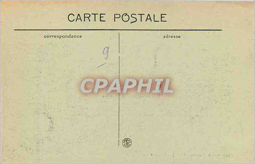 CPA Palavas les Flots Herault Un coup de mer  — Back