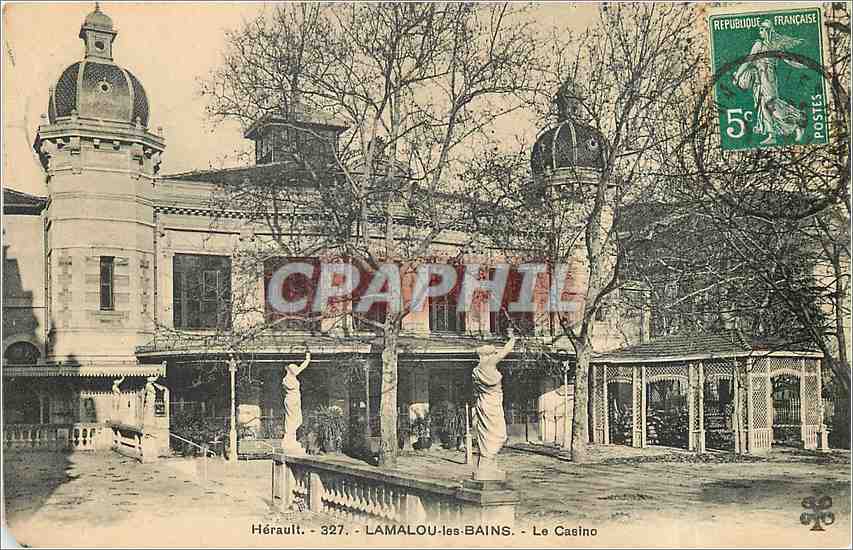 CPA Herault Lamalou les Bains Le Casino 