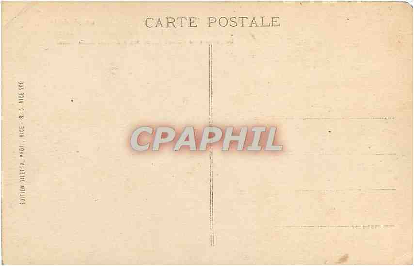 CPA Beaulieu sur Mer AM Vue generale Baie de la Petite Afrique et Grand Hotel Bristol  — Verso