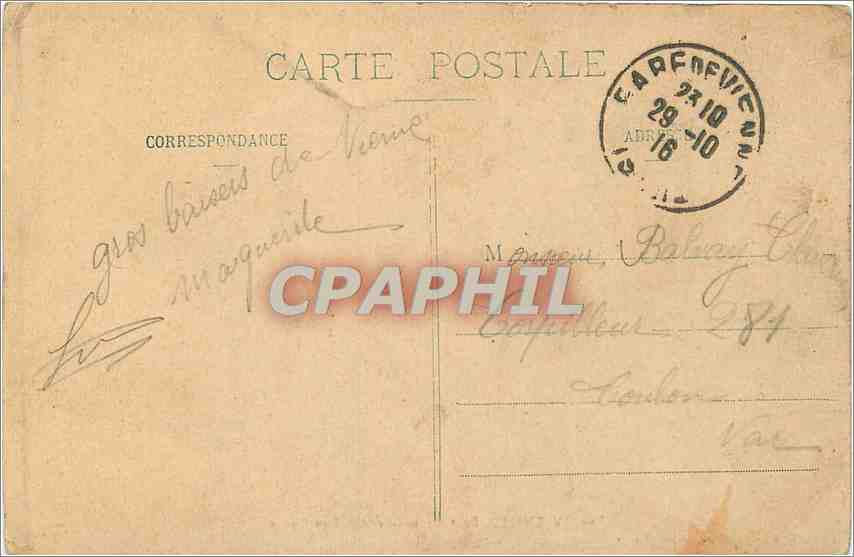 CPA Vienne Pont suspendu et Quai du Rhone  — Rückseite