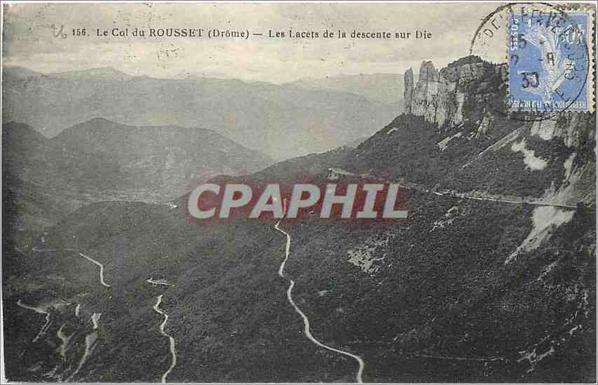 Le Col du ROUSSET (Drôme) — Les Lacets de la descente sur Die