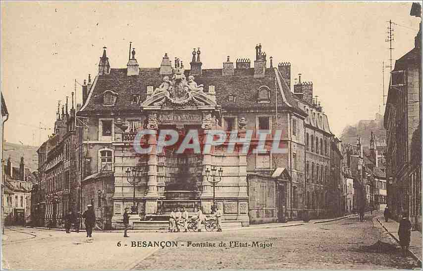Besançon - Fontaine de l'État-Major — éditeur non identifié, n° de série 6