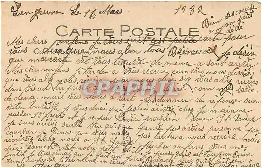 CPA La Delivrande Calvados A l'Autel de Notre Dame de la Delivrande  — Rückseite