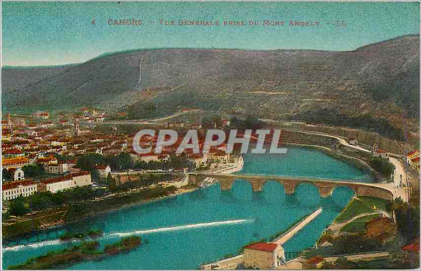 CPA Cahors Vue generale prise du Mont Angely 