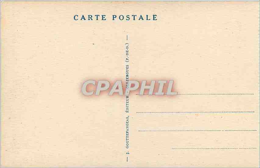CPA Le Mont Dore Etablissement Thermal Le Grand Escalier  — Rückseite