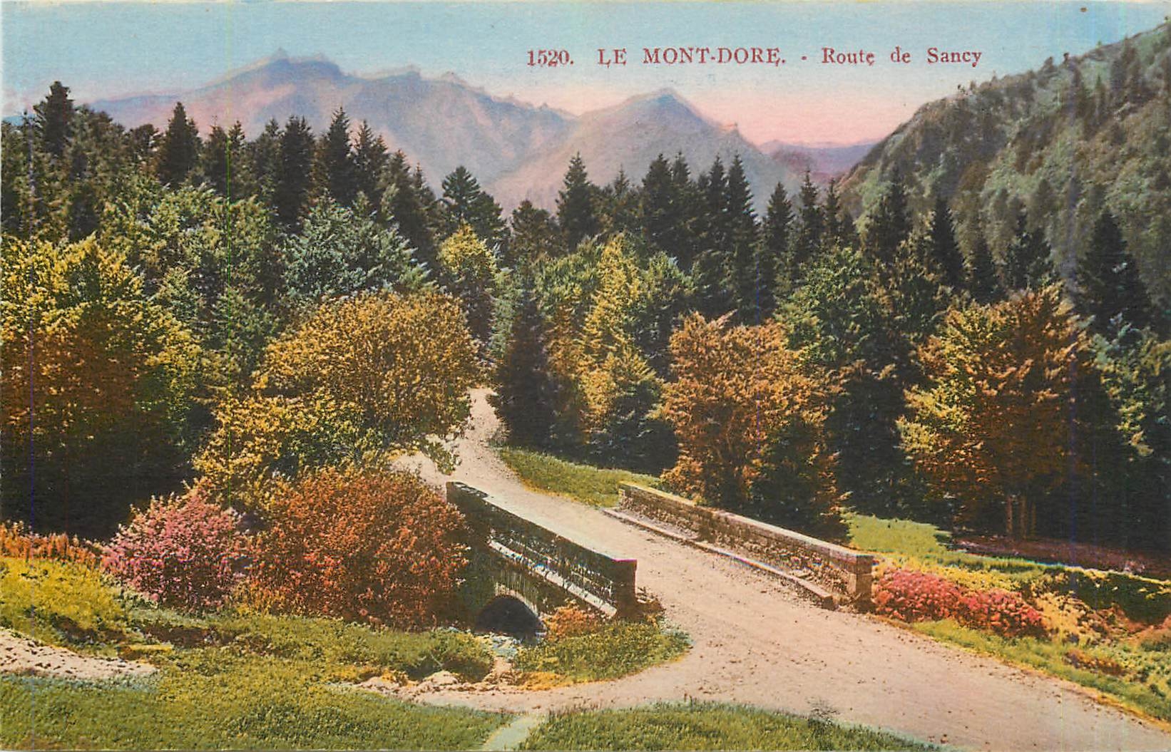 CPA Le Mont Dore Route de Sancy 