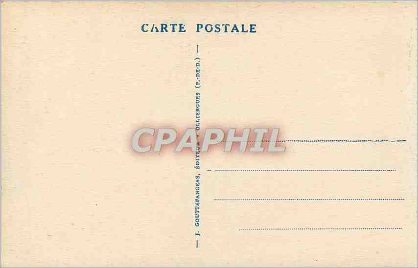 CPA Le Mont Dore Route de Sancy  — Verso