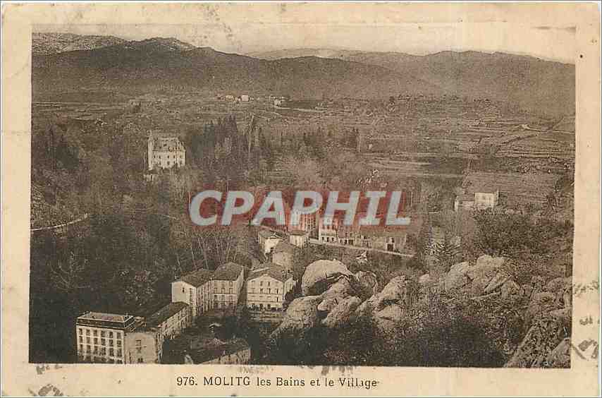 CPA Molitg les Bains et le Village 