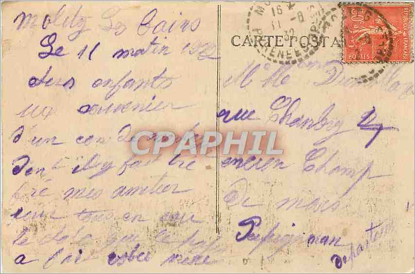 CPA Molitg les Bains et le Village  — Rückseite