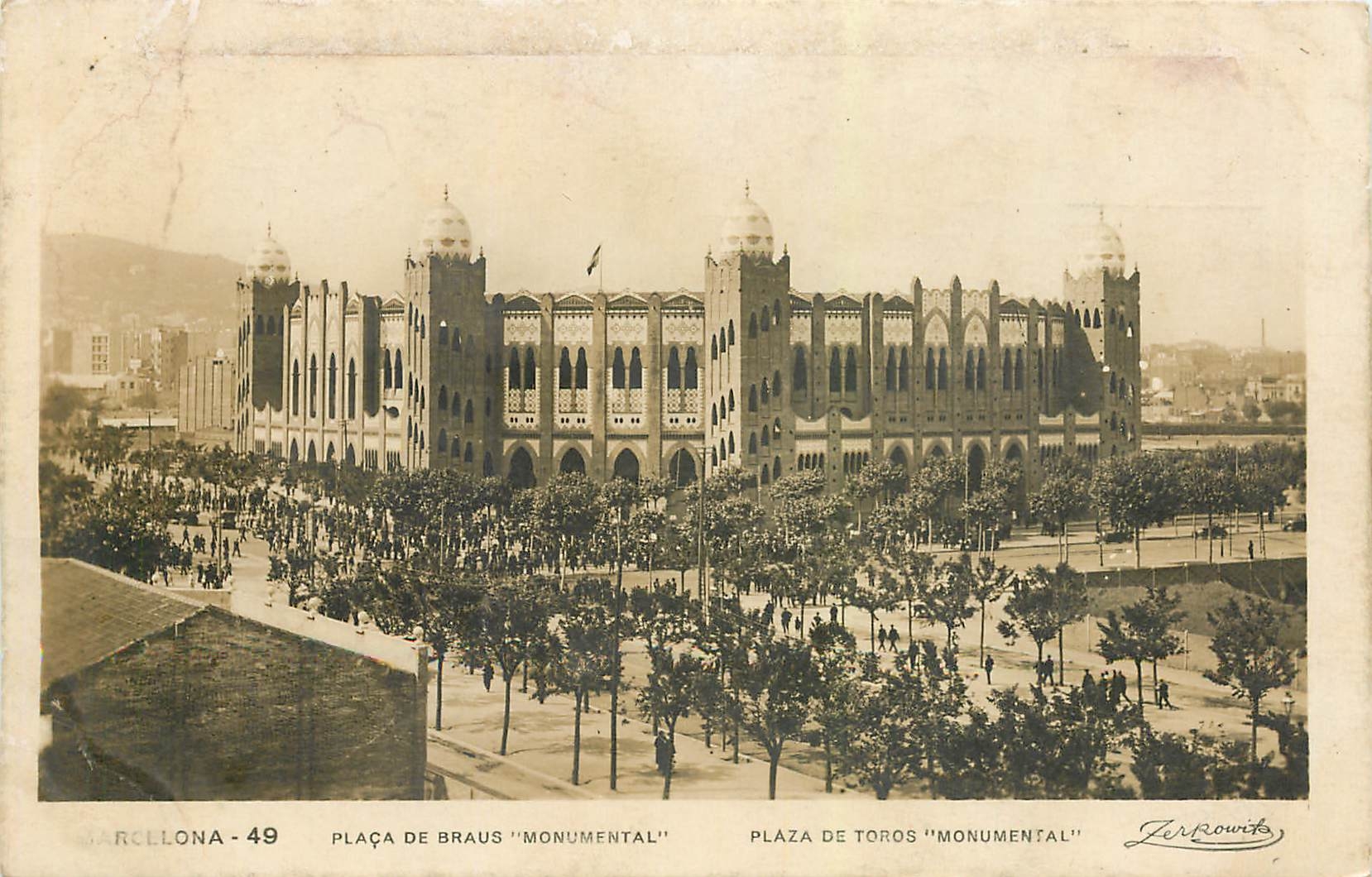 CPA Barcelona Place de Braus Monumental 