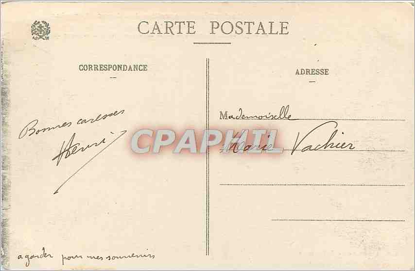 CPA Curiosties et Merveilles de l'Alsace Lorraine Vallee de Soulzeren pres de Munster  — Rückseite