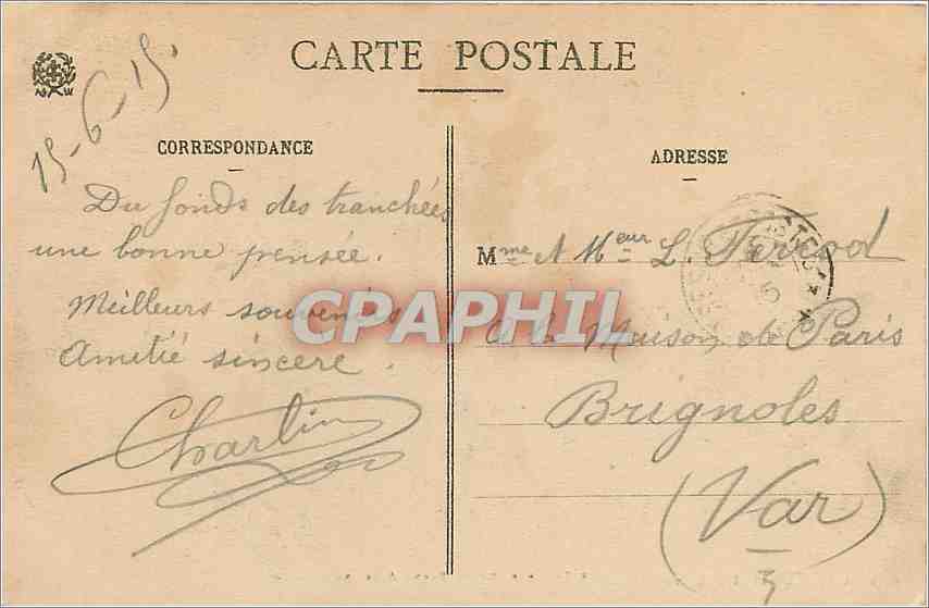 CPA Les Hautes Vosges Le Tanneck Vu du Flanc Alsacien  — Rückseite