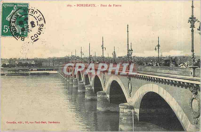 CPA Bordeaux Pont de Pierre 