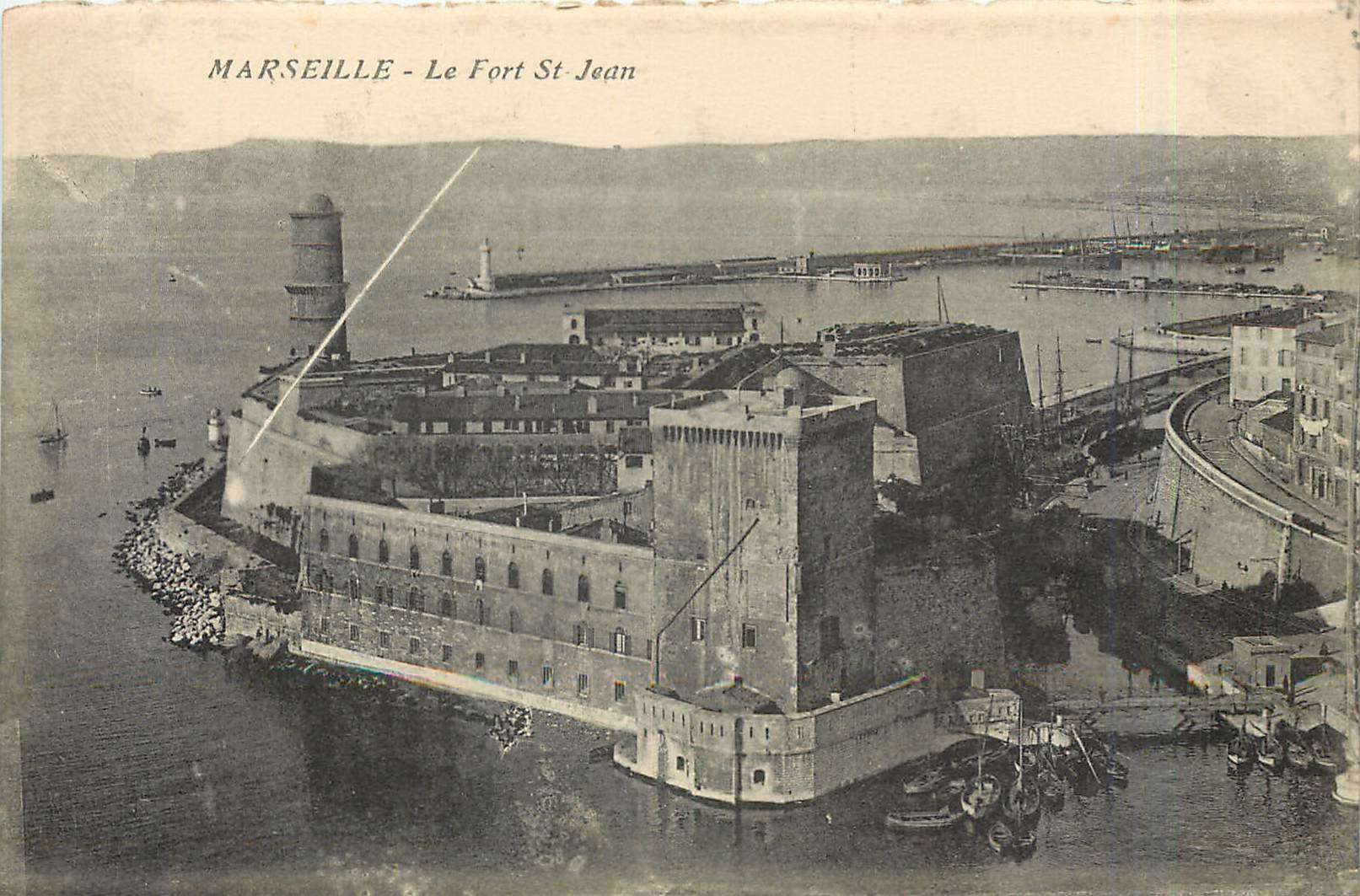 CPA Marseille Le Fort St Jean 