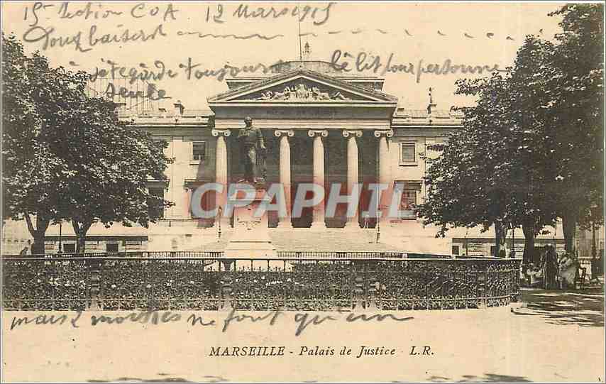 CPA Marseille Palais de Justice 