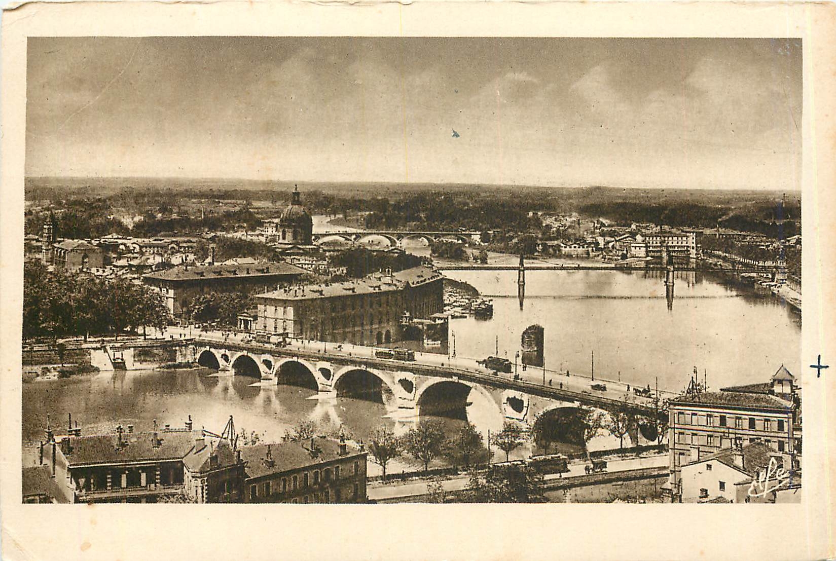 Vue générale sur la Garonne — Toulouse — Édition Pyrénées Océan