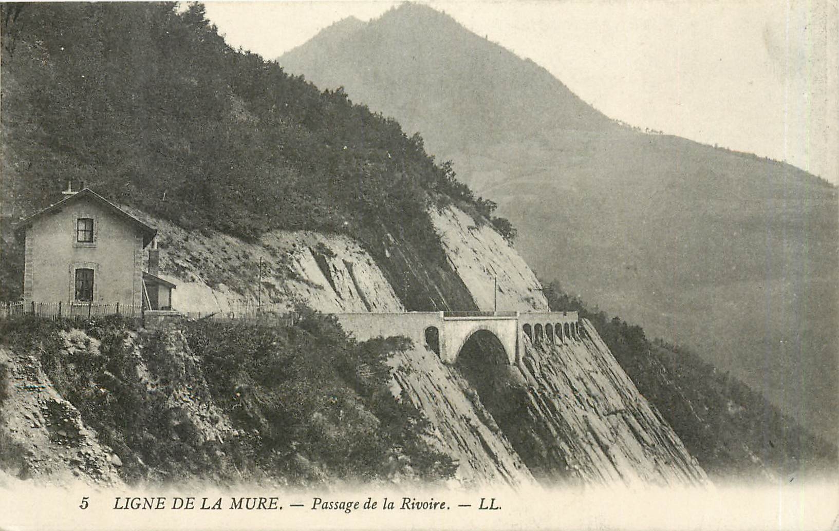 CPA Ligne de la Mure Passage de la Rivoire 