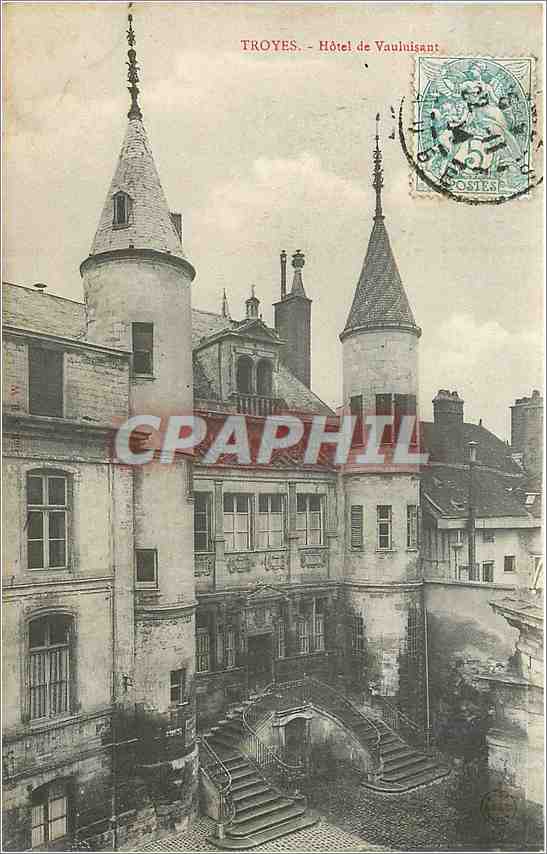 CPA Troyes Hotel de Vauluisant 
