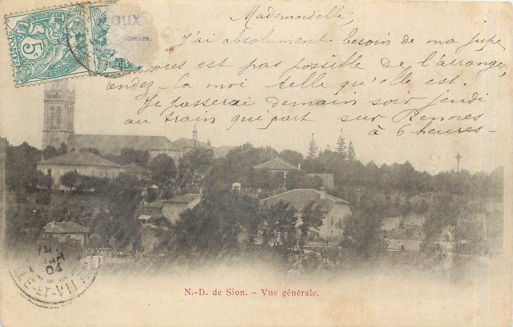 N.-D. de Sion — Vue générale — Éditeur : N.D. de Sion - Recto