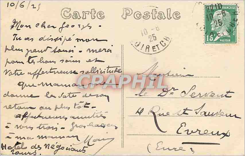 CPA Blois Le Chateau Aile Francois 1st L'Escalier d'Honneur  — Verso