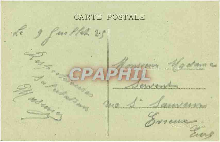 CPA St Amand Les Eaux Nord La Tour  — Back