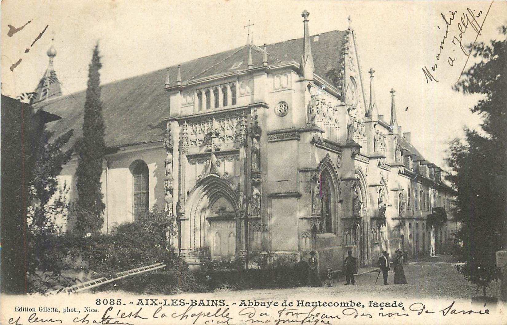 CPA Aix les Bains Abbaye de Hautecombe facade 