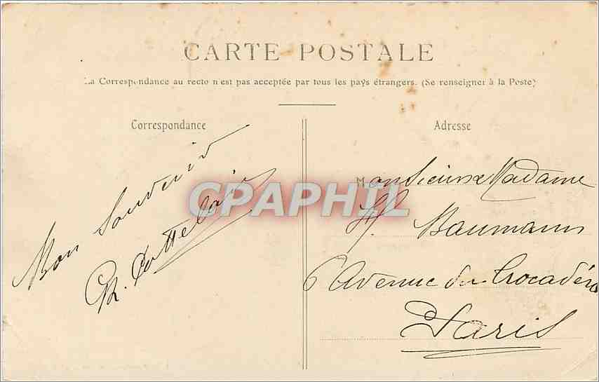 Boursault — Le Pont de Roches — La Champagne — Rückseite