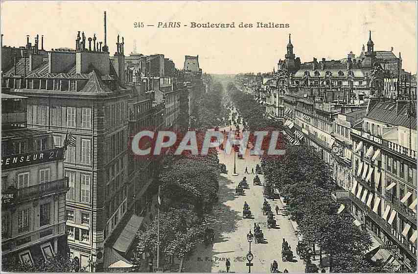 CPA Paris Boulevard des Italiens 
